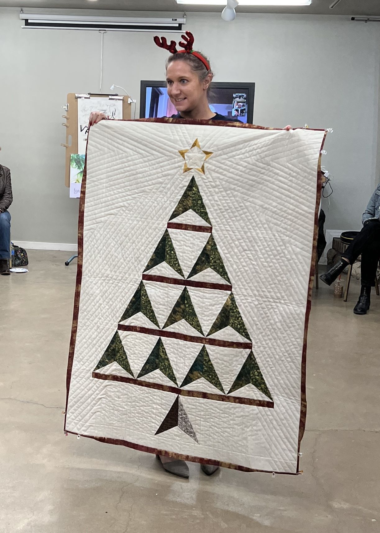 Christine's Christmas Tree Tucson Modern Quilt Guild